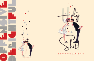 HOLY SHIT! wedding card