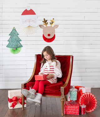 Christmas Hanging Fan Decor Set
