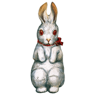 Easter Rabbit - Holiday Sticker Box
