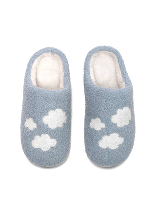 Indoor / Outdoor Slippers - Clouds - Light Blue