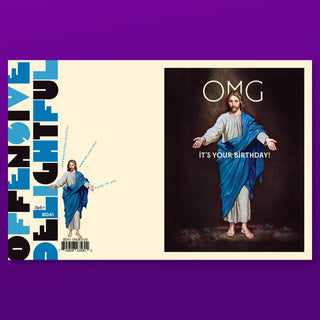 JESUS OMG!  Birthday Card