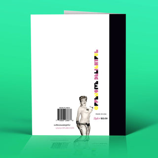 YOU'RE THE T*TS! congratulations card