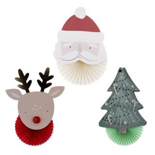 Christmas Hanging Fan Decor Set