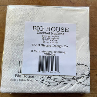 Cocktail Napkins, If Vera quit drinking...