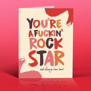 You're A Rock Star Card