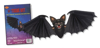 Honeycomb Tissue Flying Bat and Bat Garland Stringer